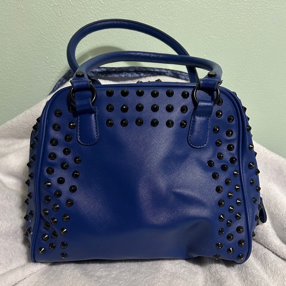 Blue Steve Madden Studded Bag